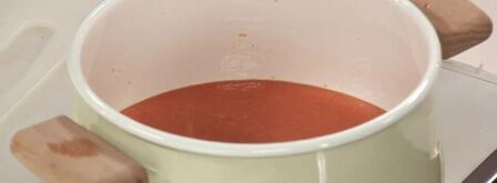 гаспачо с апельсиновым льдом. Шаг 3