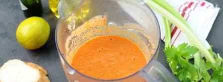 гаспачо с печенью трески. Шаг 6