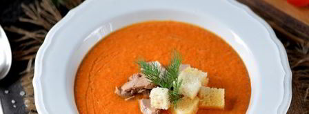 гаспачо с печенью трески. Шаг 7