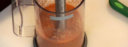 гаспачо с зеленым салатом. Шаг 4