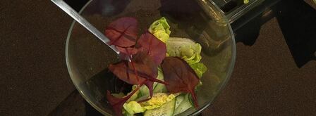 гаспачо с зеленым салатом. Шаг 5