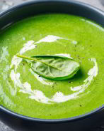 Гаспачо со шпинатом