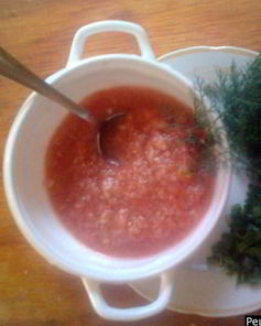 Классический томатный суп гаспачо