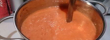 острый гаспачо с кабачком. Шаг 8