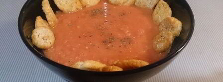 острый гаспачо с кабачком. Шаг 10