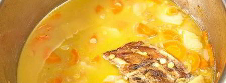 гороховый крем суп с беконом. Шаг 9