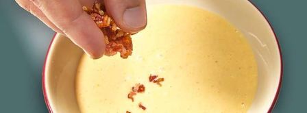 гороховый крем-суп со сливками. Шаг 16