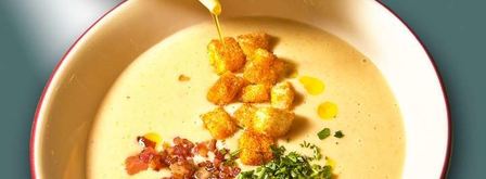 гороховый крем-суп со сливками. Шаг 19