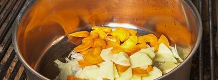 гороховый крем-суп со сливками. Шаг 6