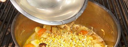 гороховый крем-суп со сливками. Шаг 10