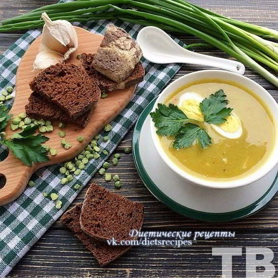 Рецепт горохового крема суп