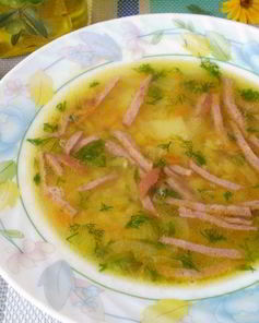 Гороховый суп без мяса