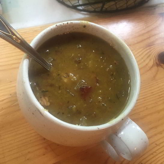 Рецепт горохового супа с беконом