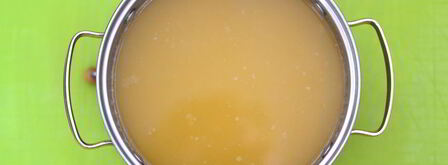 гороховый суп с чесночными рулетиками. Шаг 9