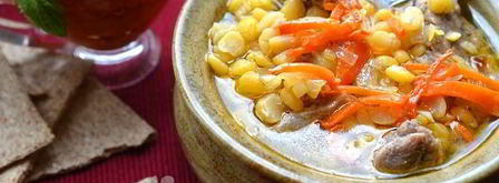 гороховый суп с говядиной. Шаг 12