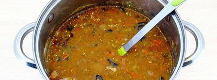 гороховый суп с грибами. Шаг 13