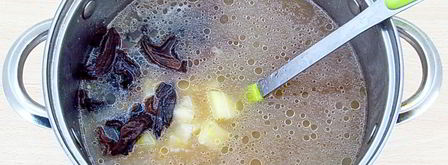 гороховый суп с грибами. Шаг 11