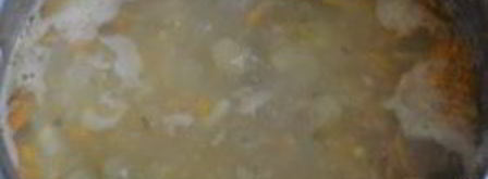 гороховый суп с копченой курицей. Шаг 8