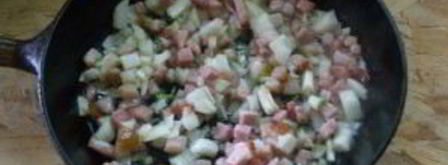 гороховый суп с копченым салом. Шаг 7