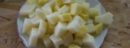 гороховый суп с копченым салом. Шаг 9