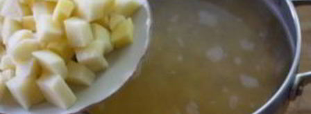 гороховый суп с копченым салом. Шаг 10