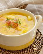 Гороховый суп с копчеными крылышками