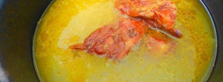 гороховый суп с копчеными ребрышками в мультиварке. Шаг 8