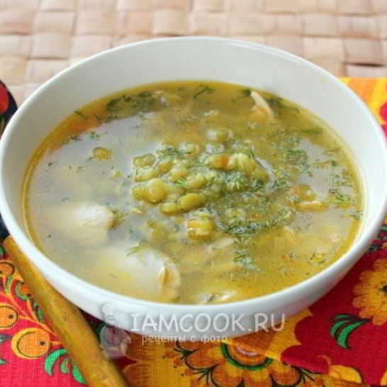 Рецепт горохового супа с куриными бедрами