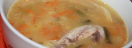 гороховый суп с курицей и луком пореем. Шаг 6