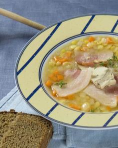 Гороховый суп со свининой по-скандинавски