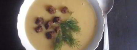 легкий гороховый суп с чесночными гренками. Шаг 8