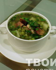 Суп гороховый с ветчиной