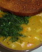 Суп из баранины и гороха