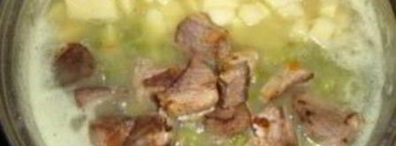 суп из баранины и гороха. Шаг 5