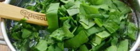 суп из шпината и бараньего гороха. Шаг 6