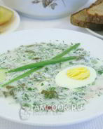 Холодник со щавелем