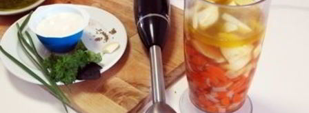 холодный крем-суп с морковью и йогуртом. Шаг 6