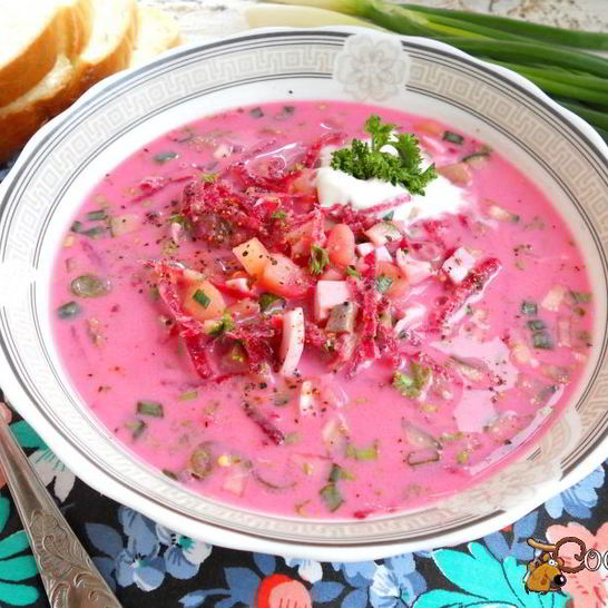 Рецепт холодного норвежского супа с селедкой