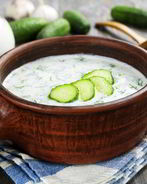 Холодный огуречный суп