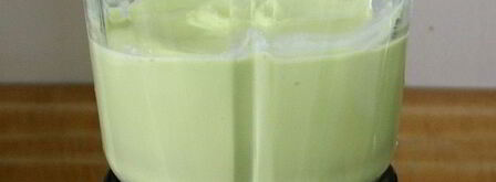 холодный суп из авокадо с начинкой. Шаг 3