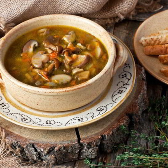 Рецепт холодного супа из лесных грибов