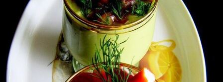 холодный суп-пюре авокадо и компания. Шаг 9