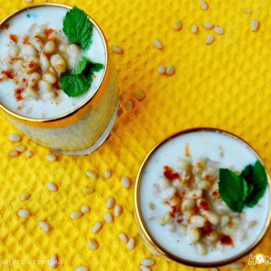 Рецепт холодного супа-пюре из кольраби с яблоками