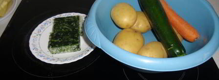 холодный суп-пюре из листьев белой свеклы. Шаг 5