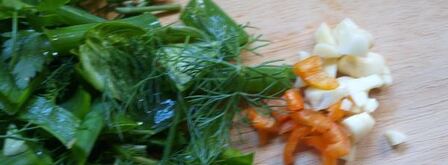 холодный суп-пюре солнечная свежесть лета. Шаг 5