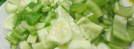 холодный суп-пюре зеленый микс. Шаг 3