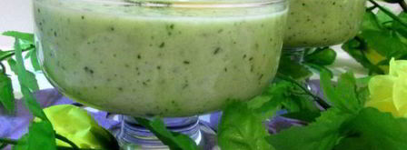 холодный суп-пюре зеленый микс. Шаг 8