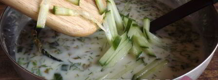 холодный суп со щавелем. Шаг 10