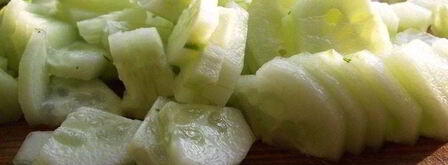 окрошка на кефире — легкий холодный суп. Шаг 4