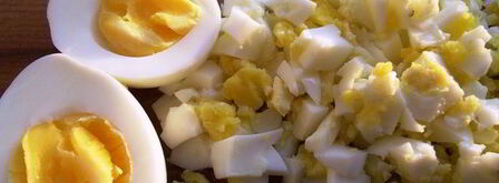 окрошка на кефире — легкий холодный суп. Шаг 5